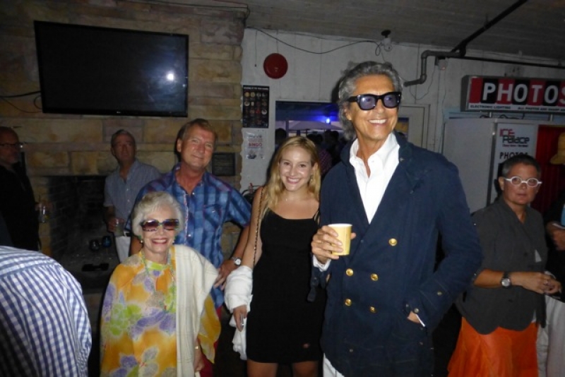 Arriving at Ice Palace for Channing show - Gloria, Gary, Isabel & Tommy